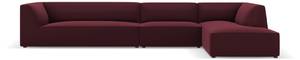 modulares Ecksofa RUBY 5 Sitzplätze Bordeaux