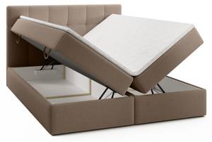 Boxspringbett Cognet Royal Braun - Breite: 204 cm