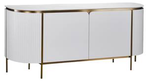 Sideboard STILIG SB180 2D Weiß - Holzwerkstoff - Kunststoff - 180 x 90 x 40 cm