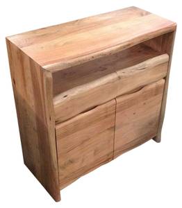 ALBERA Kommode Max Braun - Massivholz - Holzart/Dekor - 90 x 90 x 40 cm