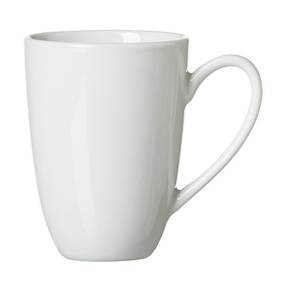 Latte Macchiato-Tassen Bianco 6er Set Weiß - Porzellan - 8 x 11 x 8 cm