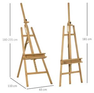 Staffelei 914-024V00ND Braun - Holzwerkstoff - 110 x 235 x 65 cm