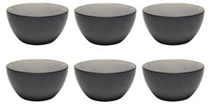 Kommen Kos 6er Set Grau - Naturfaser - 2 x 7 x 14 cm