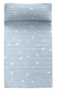 Little star Couvre-lit 180x260 cm Bleu Bleu - Textile - 4 x 180 x 260 cm