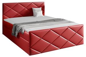 Boxspringbett Herkules Rot - Breite: 184 cm