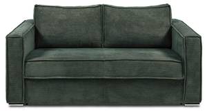 Schlafsofa LORETO Grün - Textil - 95 x 90 x 195 cm