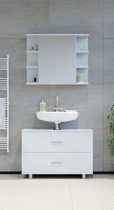 Mobilier de salle de bains Ilias Blanc