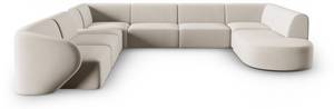 modulares U-Formsofa SHANE 8 Sitzplätze Beige