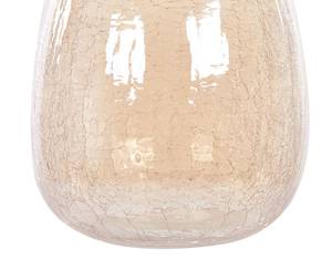 Blumenvase LIKOPORIA Beige - Weiß - Glas - 19 x 22 x 19 cm