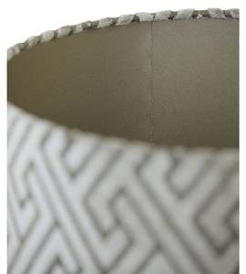 Lampenschirm Zylinder Maze Taupe - Ø40 Braun - Textil - 40 x 30 x 40 cm