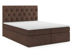 Boxsingbett BLANO 120 cm cm CS2307 Braun Braun - Holzwerkstoff - 120 x 123 x 217 cm