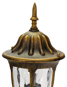 Lampadaire d'extérieur MILANO Doré - Gris - Verre - Métal - 16 x 43 x 16 cm