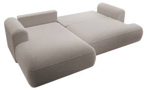 Ecksofa OVO Taupe - Ecke davorstehend links - Ottomane davorstehend links