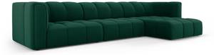 modulares Ecksofa SERENA 5 Sitzplätze Dunkelgrün