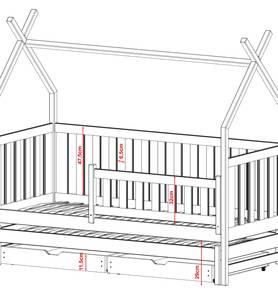 Hausbett TYTUS HB012 Grau