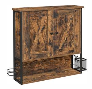 Badezimmerschrank Wandschrank Braun - Holzwerkstoff - 16 x 60 x 60 cm