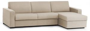 Sofa mit Halbinsel Debora Beige