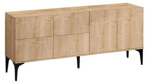 Sideboard Laika Beige - Holzwerkstoff - 40 x 80 x 180 cm