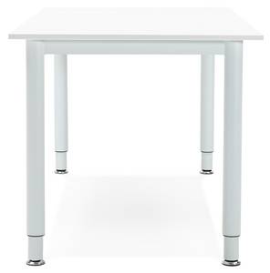 Bureau FOCUS Blanc - Bois massif - 80 x 75 x 160 cm