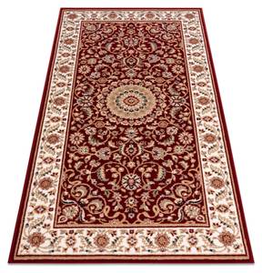 Teppich Wolle Nain Rosette Rahmen 120 x 170 cm