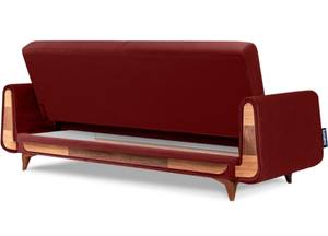 GUSTAVO Sofa 3-Sitzer Bordeaux