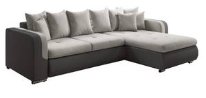 Ecksofa FIORENZO MINI Graphit - Hellgrau