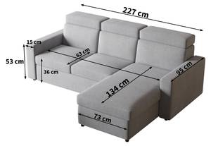 Ecksofa PADWA Violett