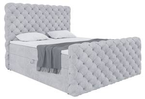 Boxspringbett Duke Hellgrau - Breite: 186 cm - H3