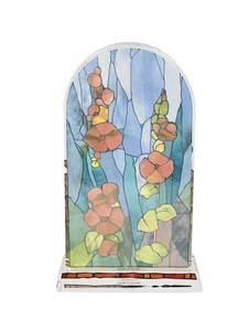 Tischuhr Tiffany - Libelle Glas - 5 x 19 x 11 cm