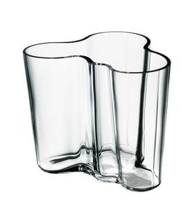 Vase Alvar Aalto Glas - 2 x 10 x 12 cm