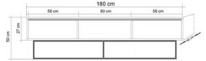 Fernsehschrank Eos Tiefe: 180 cm