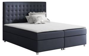 Boxspringbett Asti Nachtblau - Breite: 120 cm