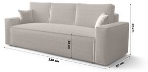 Schlafsofa Eldon Beige