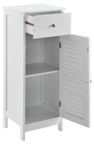 Badezimmerschrank Freren Weiß - Holzwerkstoff - 30 x 87 x 30 cm
