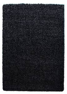 Tapis shaggy UNI L 80x150 noir Noir - 80 x 150 cm