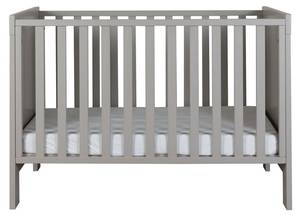 Lit bébé Mila Stone Gris - Bois manufacturé - 66 x 89 x 126 cm