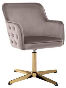 Chaise de bureau CAPULI Gris - Textile - 70 x 80 x 70 cm