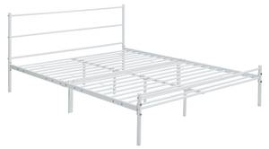 Metallbett Muz-0501 Weiß - Breite: 147 cm