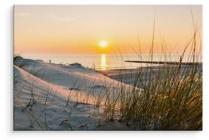 Leinwandild Sonnenuntergang STRAND Meer 70 x 50 x 50 cm