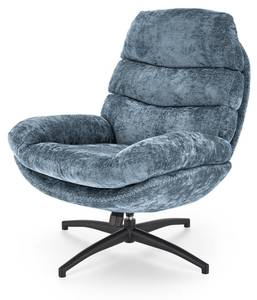 Fauteuil Dario Bleu - Textile - 73 x 73 x 72 cm