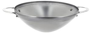 Wok-Pfanne Mineral B Silber - Metall - 2 x 10 x 28 cm