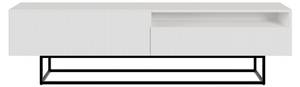 Veldio TV-Lowboard Schwarz - Weiß