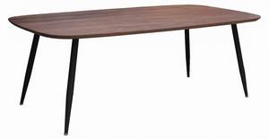 Table repas Bridge Marron - Bois massif - Bois/Imitation - 200 x 77 x 100 cm