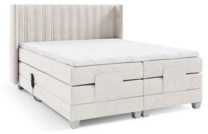 Boxspringbett Bett Elektrisch MAGNUS Beige - Breite: 177 cm