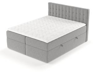 Boxspringbett Namur Grau - Breite: 160 cm