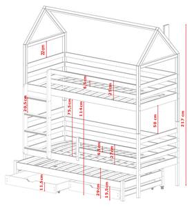 Hausbett DALIA HB004 Graphit