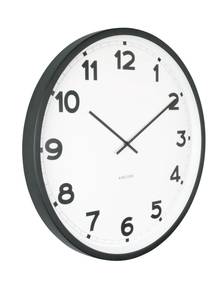 Horloge murale New Classic Fer / Bois - Blanc