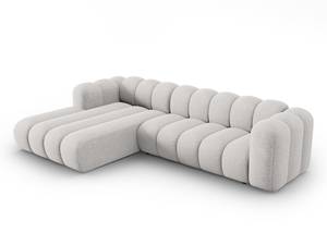 modulares Ecksofa LUPINE 4 Sitzplätze Hellgrau