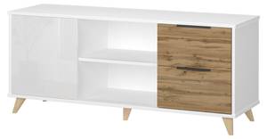 Lowboard Vida Weiß - Holzwerkstoff - 57 x 130 x 40 cm