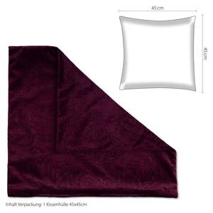 Kissenbezug rot | UNI | 40x40cm Rot